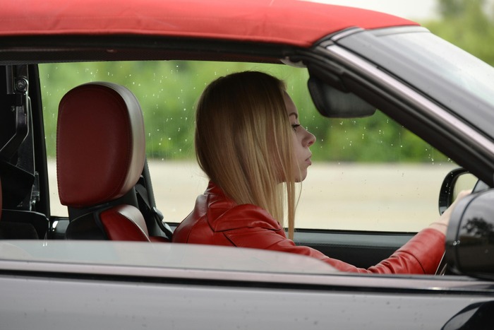 Women Driving Car