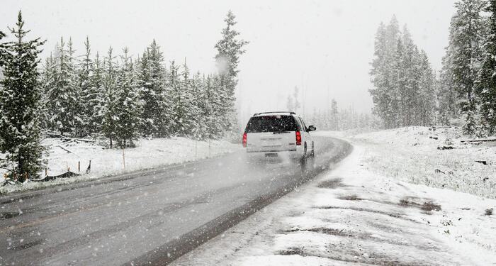 Driving in snow